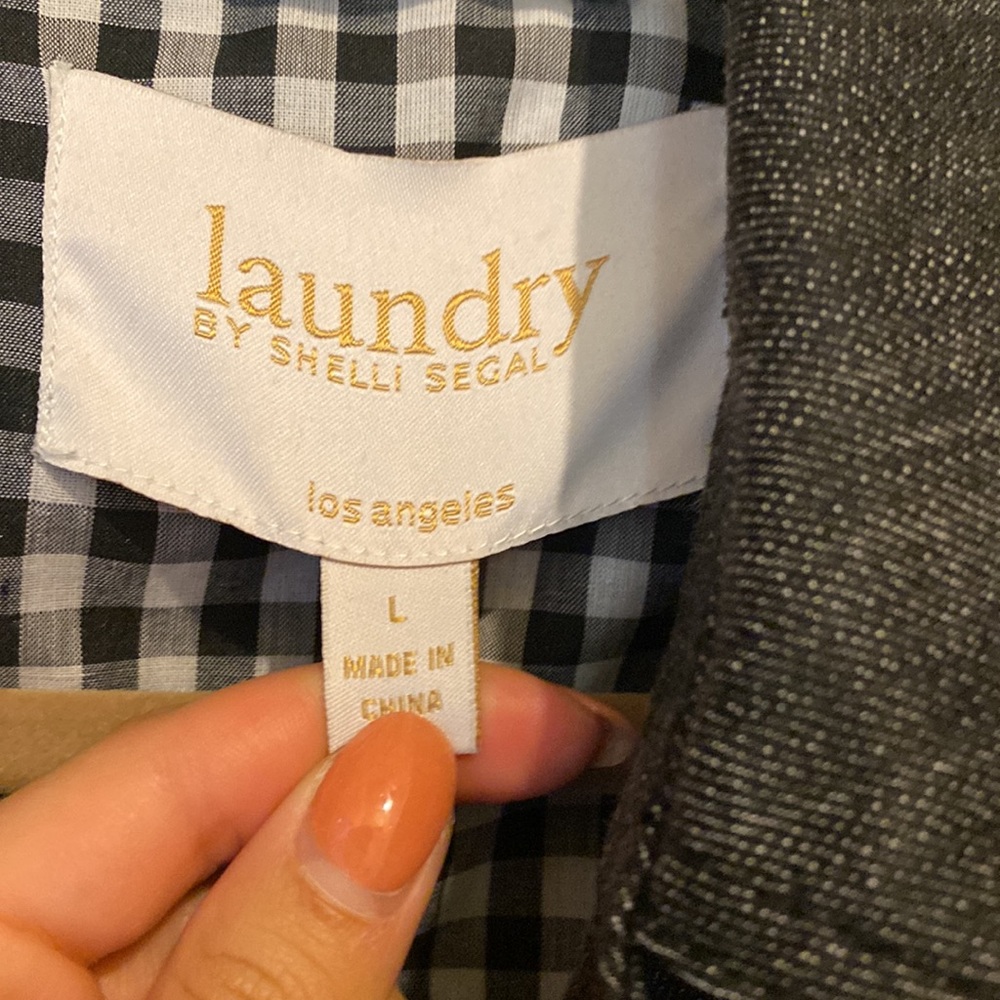 Laundry by Shelli Segan Denim Trench - Picture 2 of 3